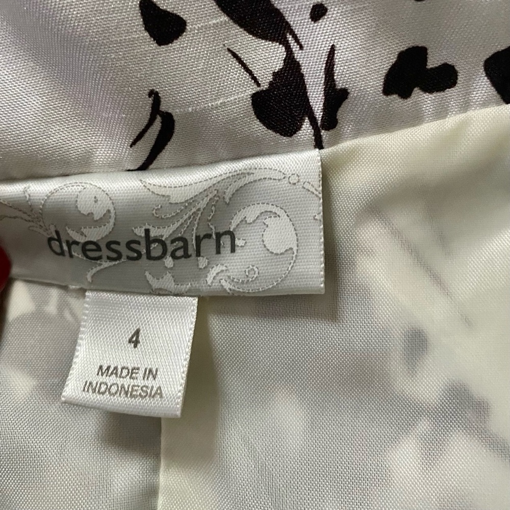 Dressbarn Women’s Fit & Flare Floral Pleated Sleeveless Collared Midi Dress Sz 4 - Picture 10 of 12